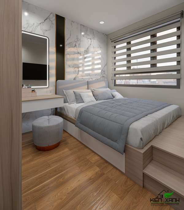 thiết kế nội thất phòng ngủ Giúp tiết kiệm không gian và tối ưu hóa không gian lưu trữ