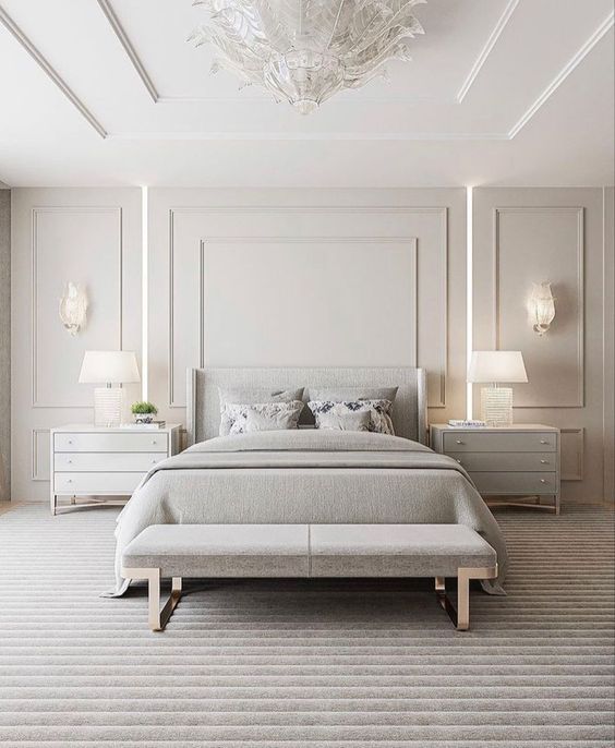 Sàn nhà đóng vai trò quan trọng trong thiết kế phòng ngủ cho người già.