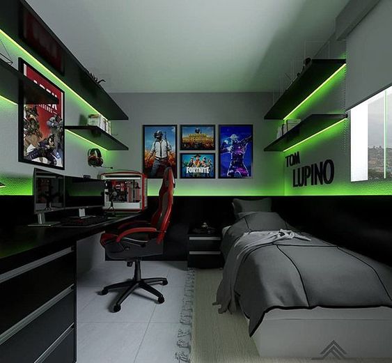 Thiết kế phòng ngủ gaming độc đáo