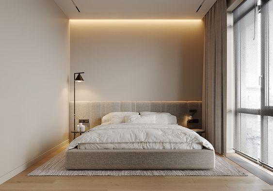 Phòng ngủ với phong cách tối giản