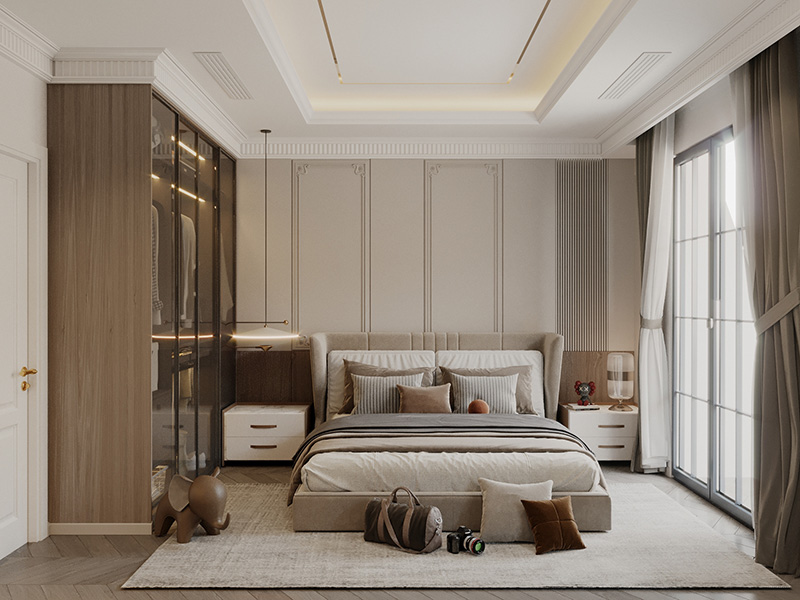 Mỗi phòng ngủ đều được thiết kế đảm bảo sự rộng rãi, thoáng đãng, có nét đẹp riêng