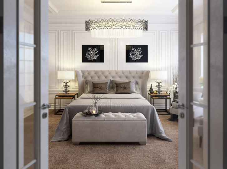 Thiết kế không gian phòng ngủ với những nét đặc trưng của phong cách