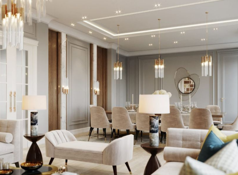 Thiết kế nội thất Modern Luxury có xu hướng đơn giản hóa, hiện đại, trẻ trung