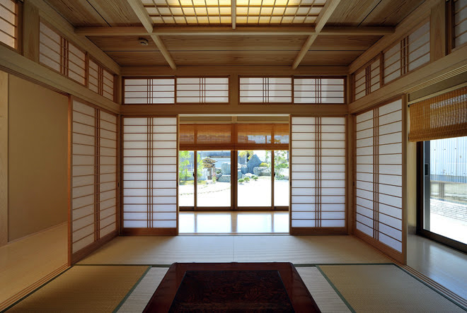 Cửa trượt là một đặc trưng nổi bật của thiết kế nội thất nhà kiểu Nhật