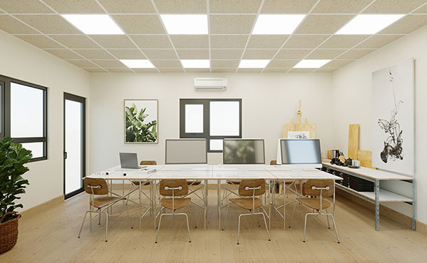 Tận dụng ánh sáng tự nhiên vào không gian văn phòng giúp tăng thêm năng lượng
