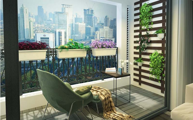 Tránh đặt ban công ở các góc nhọn hướng thẳng vào nhà