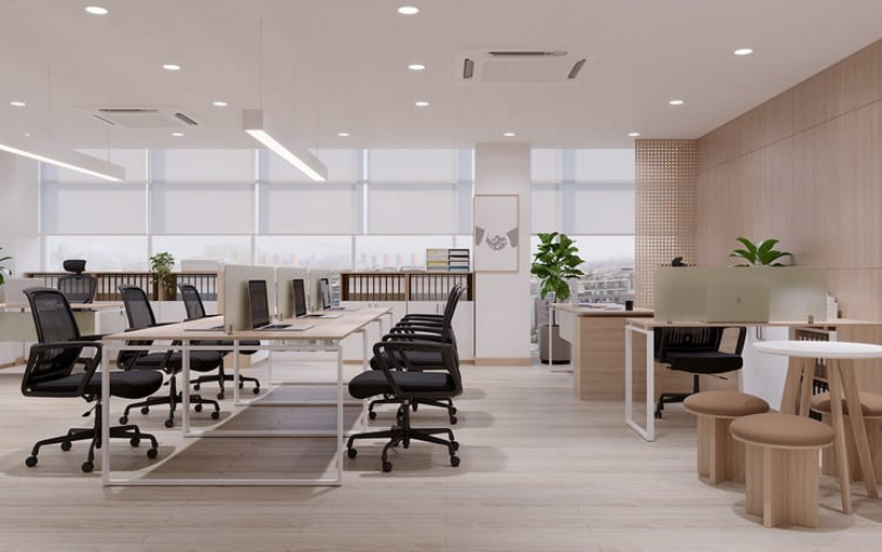 Phong cách tối giản sẽ giúp không gian văn phòng tối ưu hơn 